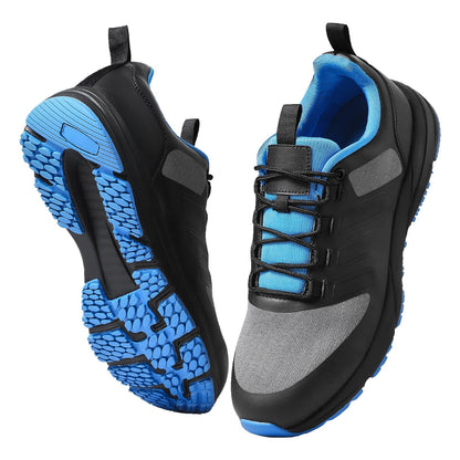Cross Training Shoes, M Width Sneakers US Size 8, Wide Toe Box Shoes With Arch Support & Adjustable Lace-up, Training Shoes For Running, Gymnastics, Dog Walking, And Weightlifting (Black)