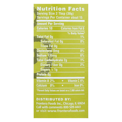 Frontera Tomatillo Salsa - 6 Pack - 16 Oz Each