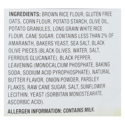 Miltons Gluten-Free Olive Oil Crackers, 12 Pack, 4.5 Oz Each