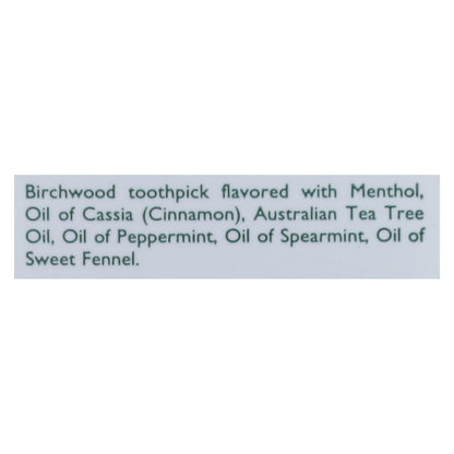 Tea Tree Therapy Toothpicks - 100 Toothpicks - Case Of 12