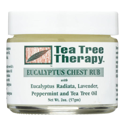 Eucalyptus & Tea Tree Chest Rub with Lavender - 2 Oz