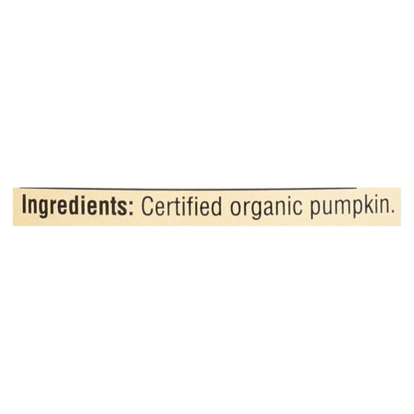Organic Canned Pumpkin, 15 Oz, Case of 12