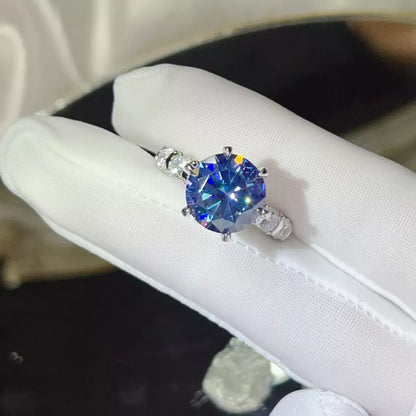 5 Carat Moissanite 6-Prong 925 Sterling Silver Ring
