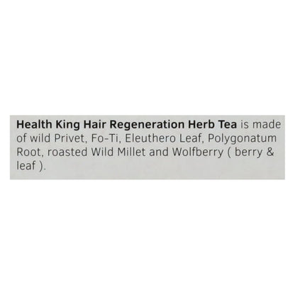 Health King Hair Regeneration Herb Tea - 20 Tea Bags