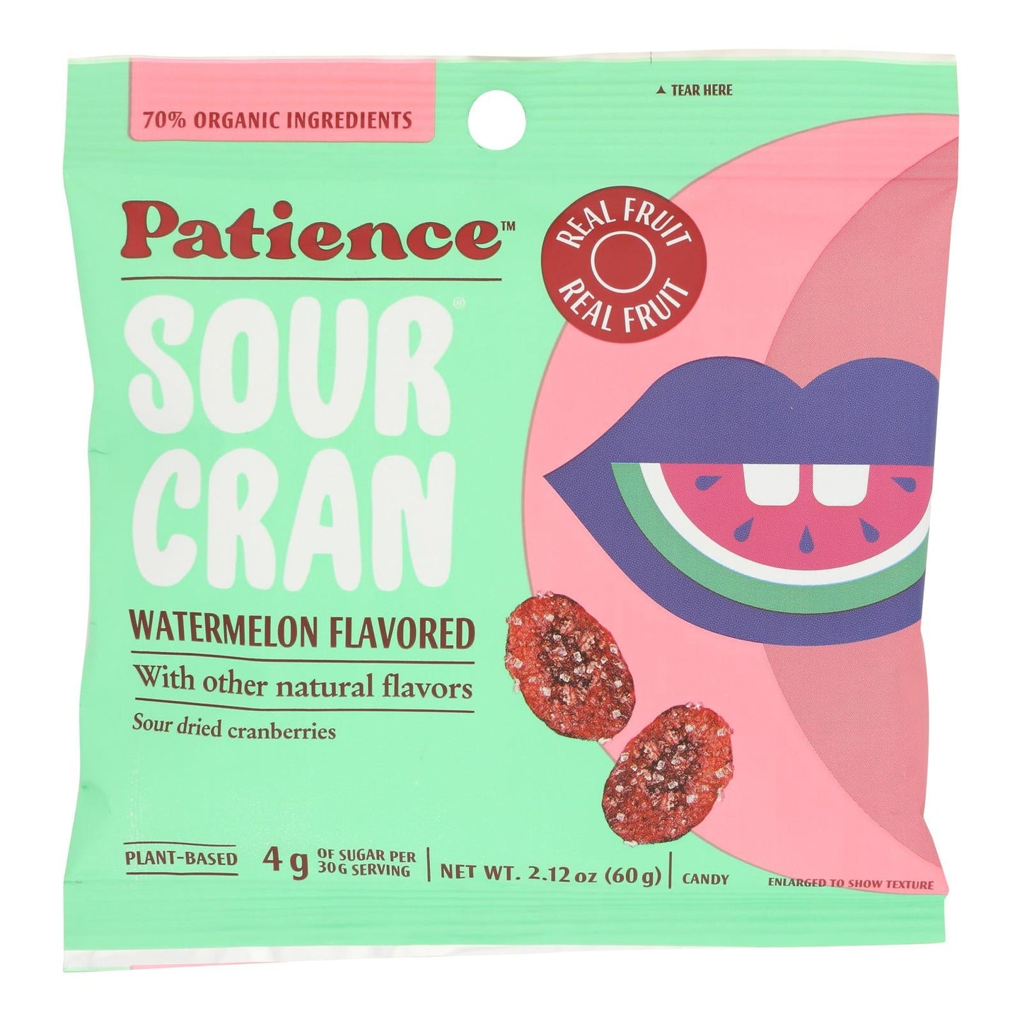 Patience Fruit & Co Sour Watermelon Candy - 24 Pack