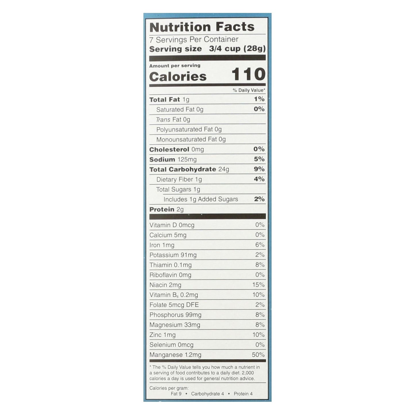 One Degree Organic Sprouted Brown Rice Cereal, 6-Pack