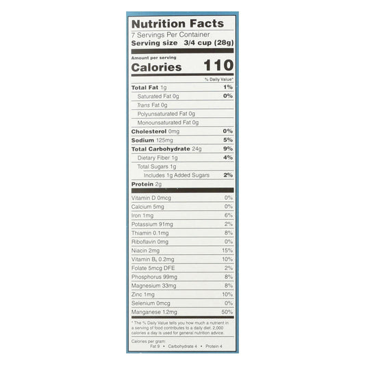 One Degree Organic Sprouted Brown Rice Cereal, 6-Pack