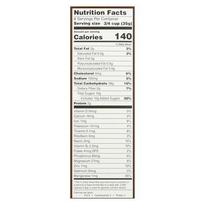 One Degree Organic Sprouted Brown Rice Cacao Crisps 6x10oz