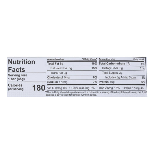NuGo Nutrition Bar - Slim - Crunchy Peanut Butter - 1.59 oz Bars - Case of 12
