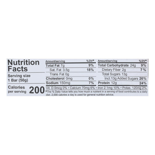 NuGo Dark Peanut Butter Cup Nutrition Bar, 1.76 oz, 12-Pack