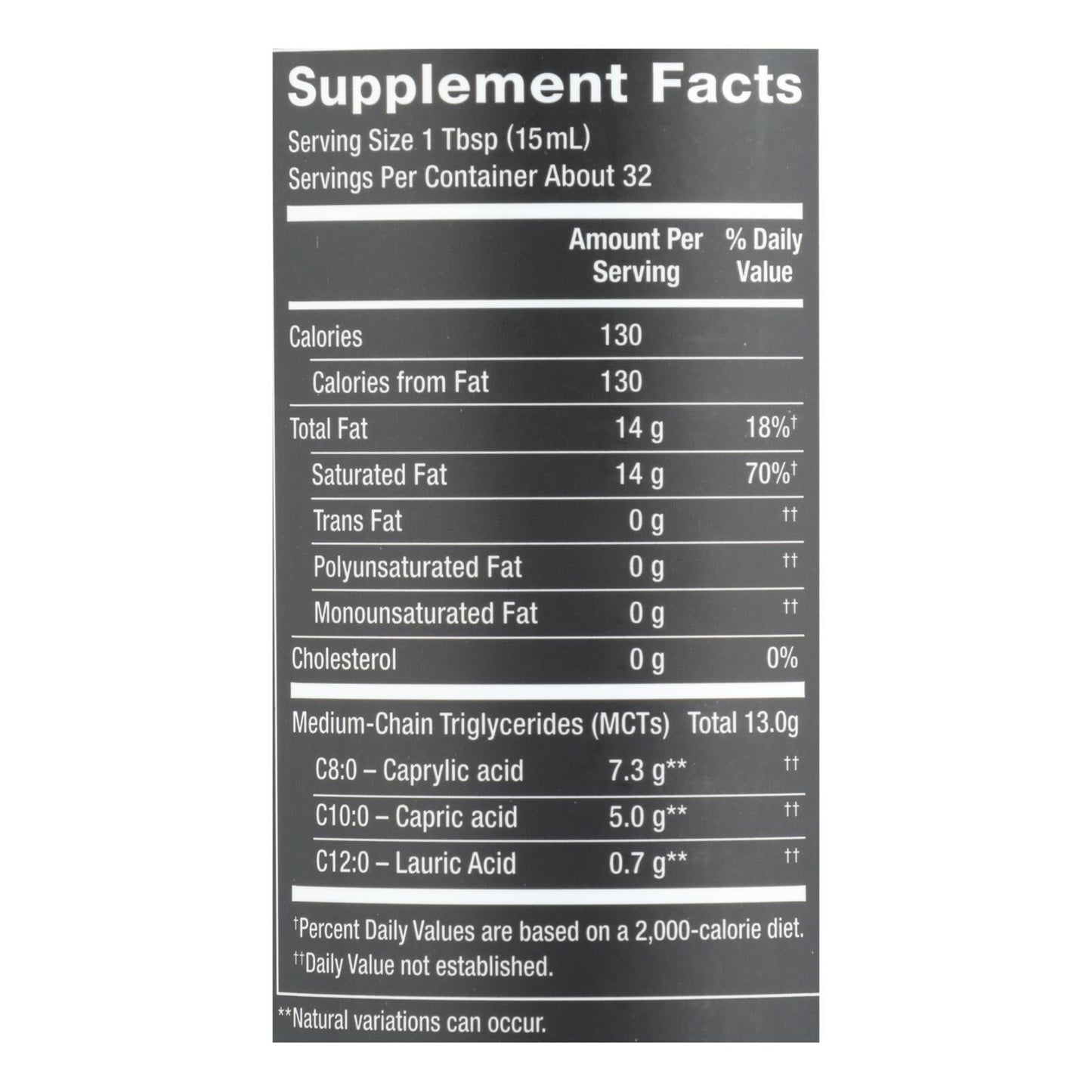 Nutiva Organic Unflavored MCT Oil from Coconut, 16 fl oz