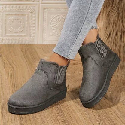 Round Toe Platform Boots