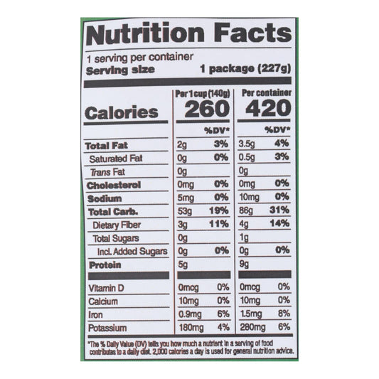 Lotus Foods - Rice Brn Jas Pouch - Case Of 6-8 Oz