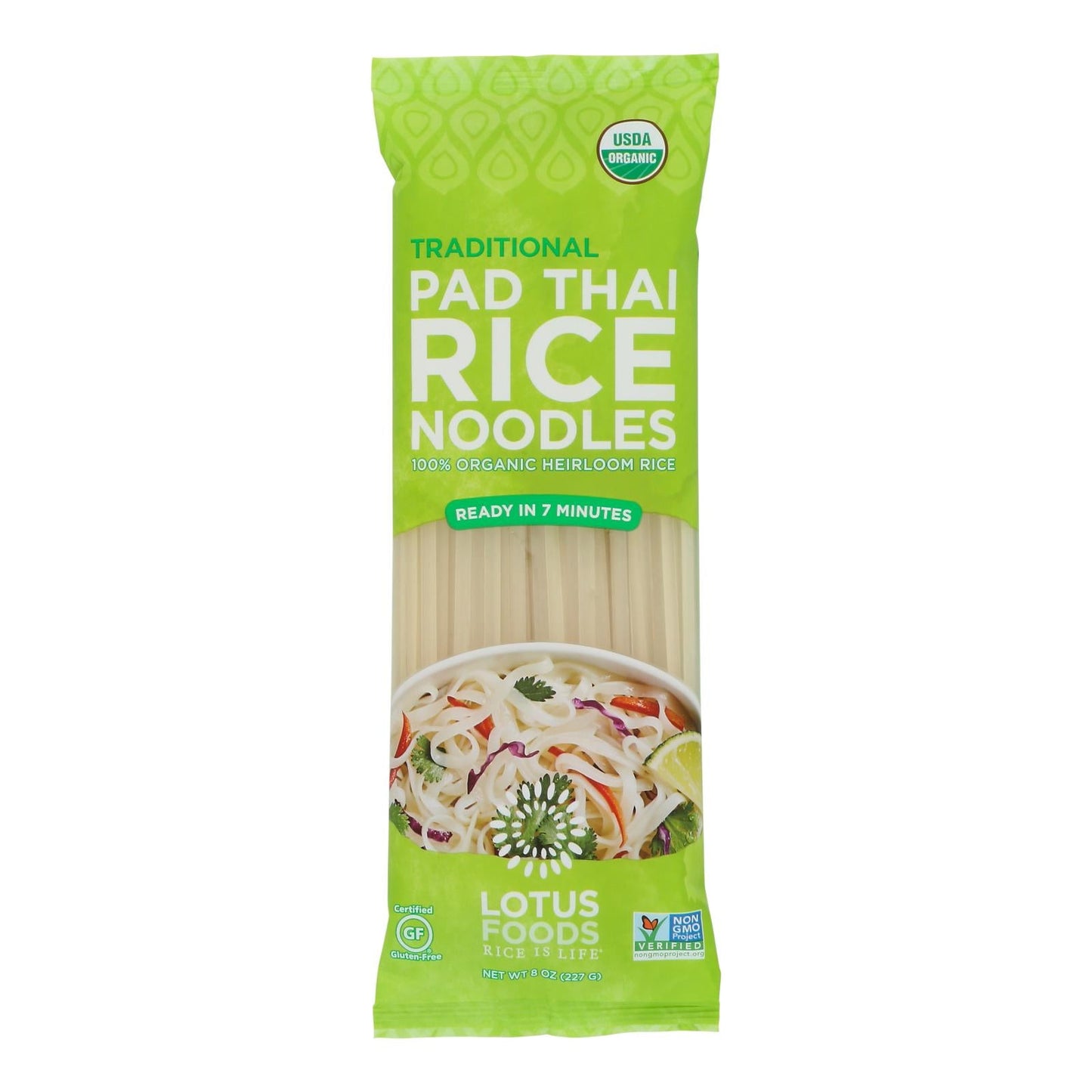 Lotus Foods Organic Pad Thai Noodles, 8 Pack