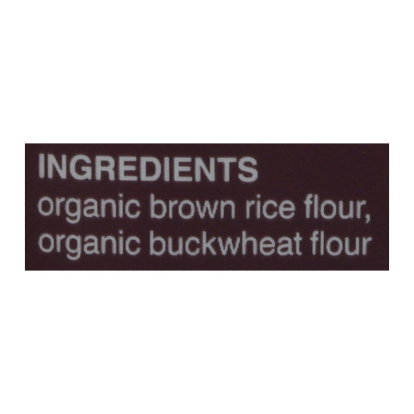 Lotus Foods - Ndls Organic Bkwt/bn Rc Soba - Case of 8-8 OZ