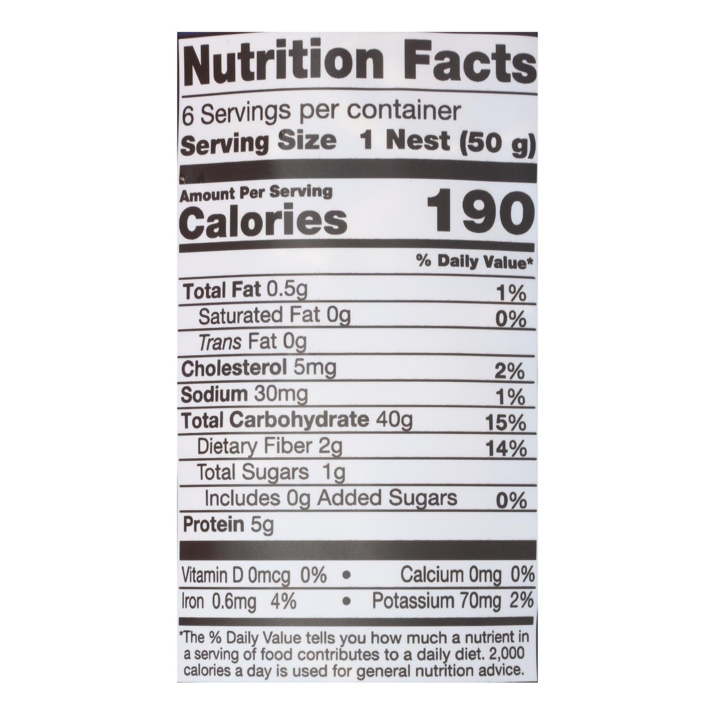 Blue Dragon - Noodle Egg Nests Medium - Case Of 4-10.5 Oz