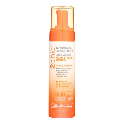 Giovanni 2chic Ultra-Volume Style Mousse 7 Fl Oz