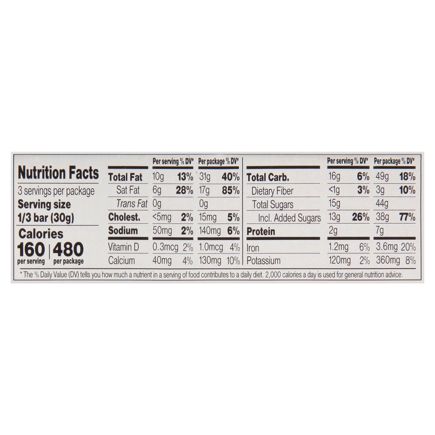 Chocolove Peanut Butter Milk Chocolate Bars, 10-Pack