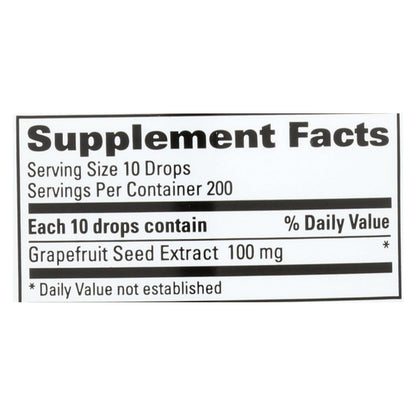 Nutribiotic Grapefruit Seed Concentrate - 1-2 fl oz