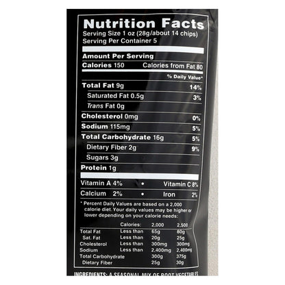 Terra Exotic Vegetable Chips Original - 12 Pack, 5 Oz