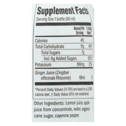 Ginger People - Lemon Ginger Shot Rescue, 12 Pack