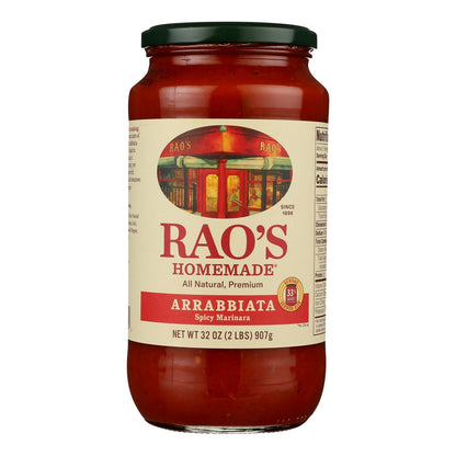 Rao's Hot Arrabbiata Fra Diavolo Sauce, 32 OZ, Case of 6