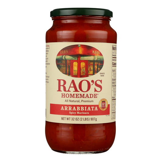 Rao's Hot Arrabbiata Fra Diavolo Sauce, 32 OZ, Case of 6