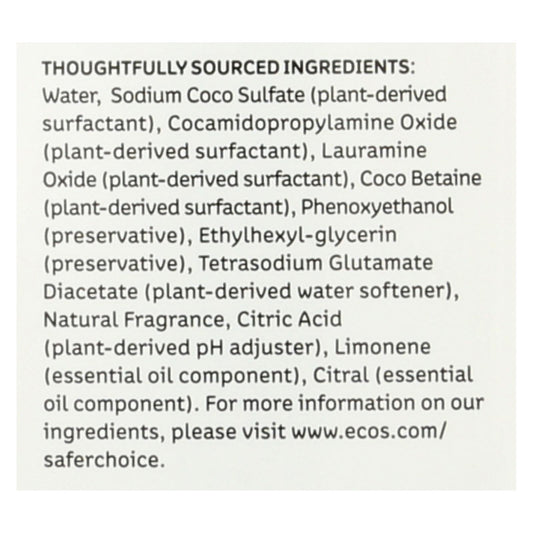 Eco Dish Soap - Bamboo Lemon, Case of 6, 25 Fl Oz Each