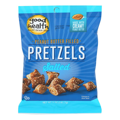 Good Health Peanut Butter Pretzels, Salted, 12-Pack, 5 Oz