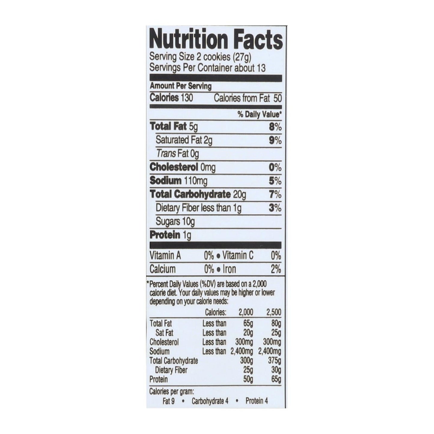Newman's Own Organic Chocolate Creme Cookies 13oz, 6-Pack