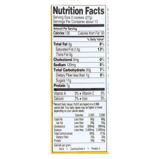 Newman's Own Vanilla Creme Cookies - 6 Pack, 13 Oz