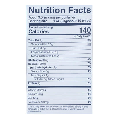 Simply 7 - Chips Quinoa Sea Salt - Case Of 8-3.5 Oz