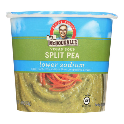 Dr. Mcdougall's Vegan Split Pea Low Sodium Soup, 6-Pack