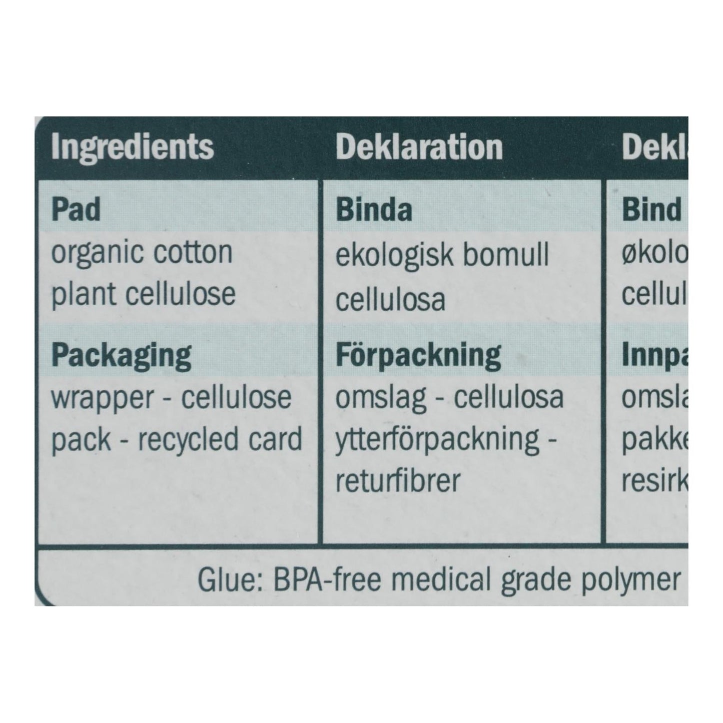 Natracare Long Ultra Pads w/Wings, Organic Cotton, 10 Pack