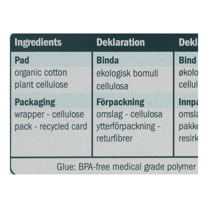 Natracare Long Ultra Pads w/Wings, Organic Cotton, 10 Pack