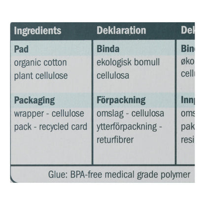 Natracare Ultra Pads Super Plus, Organic Cotton, 12 Pack