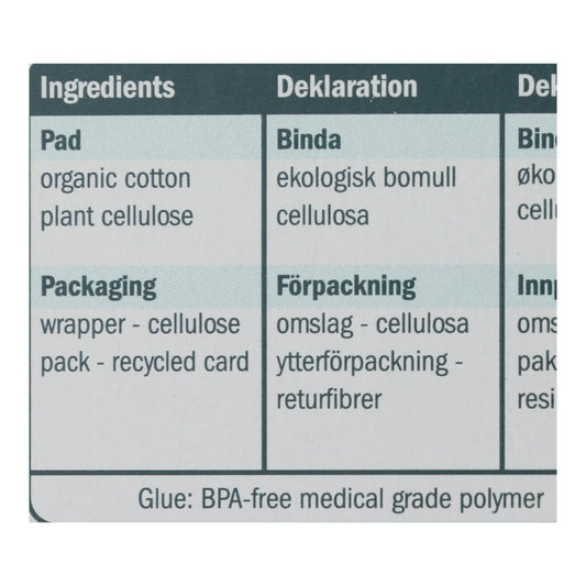 Natracare Ultra Pads Super Plus, Organic Cotton, 12 Pack