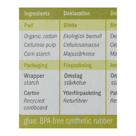 Natracare Panty Liner - Normal Wrapped - 18 Ct