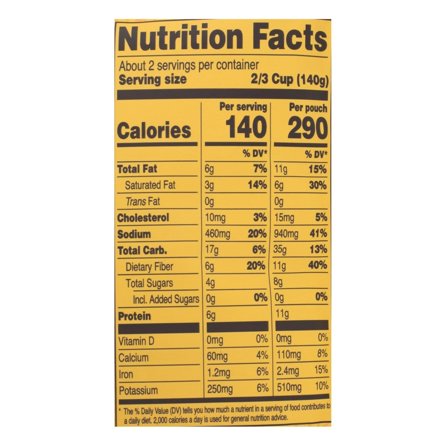 Tasty Bite Madras Lentils - Indian Entree, 10 Oz, 6-Pack