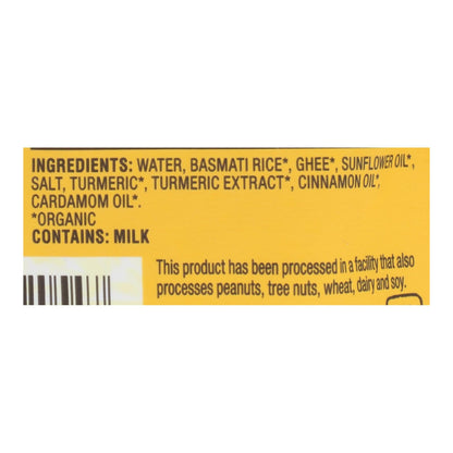 Tasty Bite - Rice Turmeric - Case Of 6-8.8 Oz