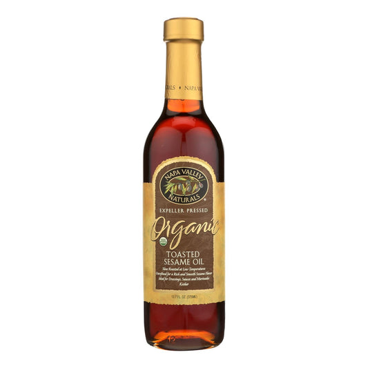 Napa Valley Organic Toasted Sesame Oil, 12-Pack, 12.7 Fl Oz