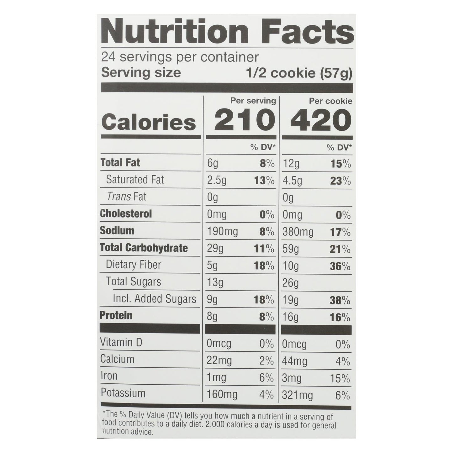 Lenny & Larry's Oatmeal Raisin Cookies, 4oz, Case of 12