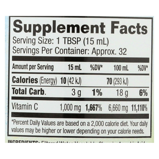 Dynamic Health Liquid Vitamin C Citrus 1000mg - 16oz