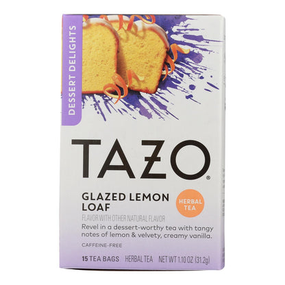 Tazo Tea - Tea Hrbl Glzd Lemon Loaf - Case of 6 - 15 BAG