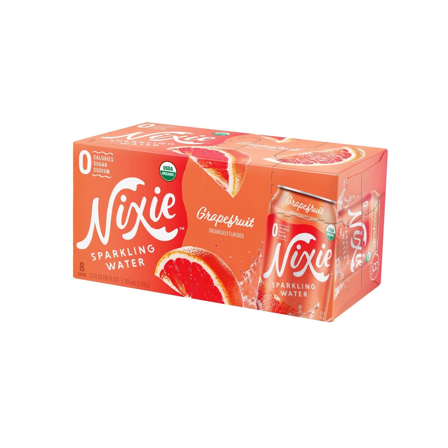 Nixie Grapefruit Sparkling Water, 3-Pack of 8/12 FZ