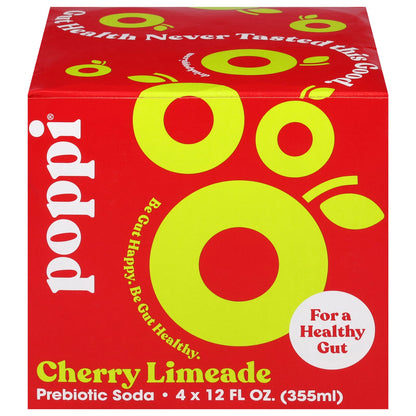 Poppi - Prebio Soda Chry Limeade - CS of 6-4/12 FZ