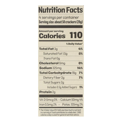 Cauliflower Cheddar Crackers - Case of 6 - 4 Oz