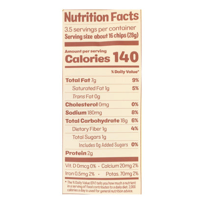 Cauliflower Chips Sea Salt - 12 Pack (3.5 Oz Each)