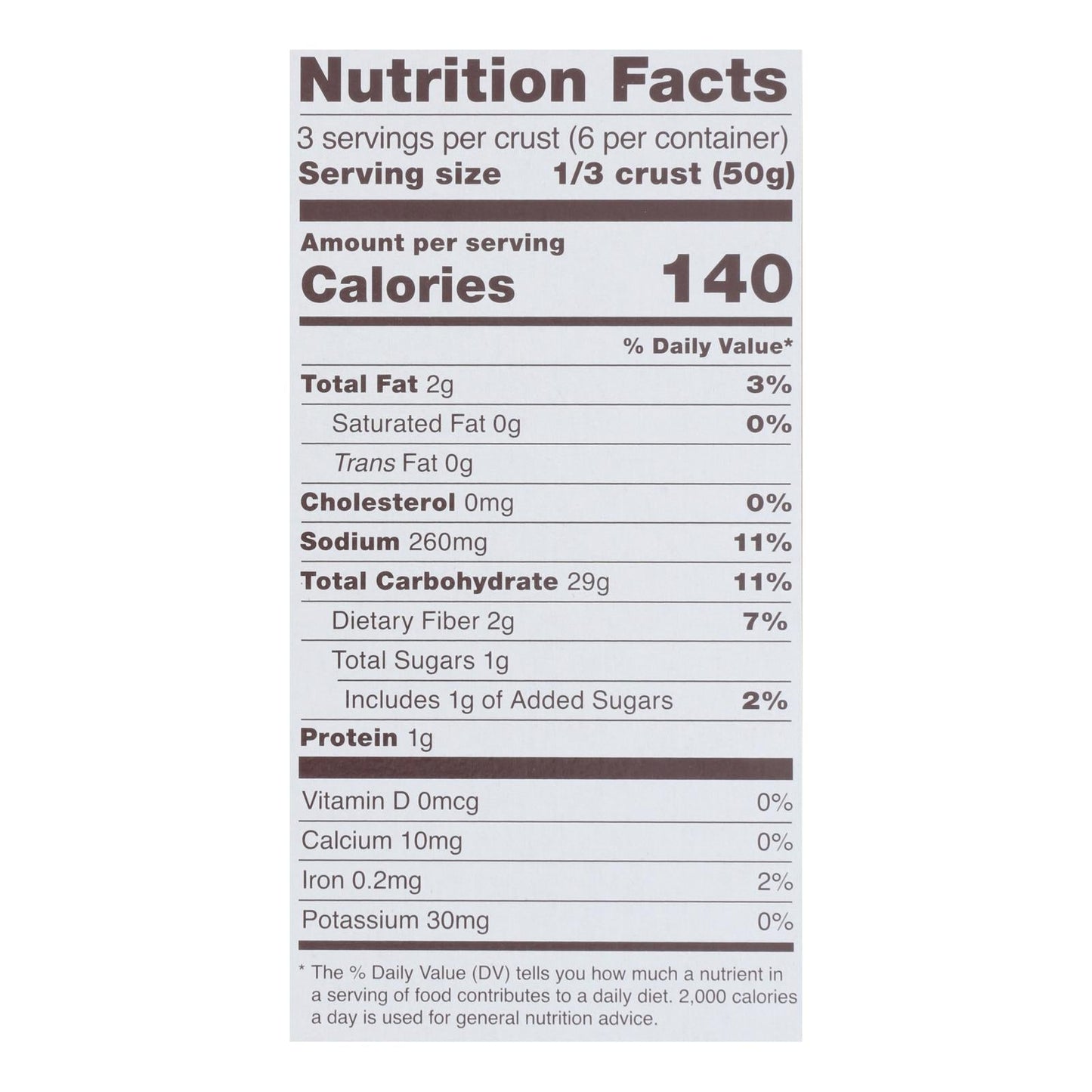 Schar Pizza Crust - Gluten Free - Case Of 4 - 10.6 Oz