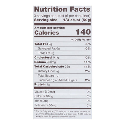 Schar Pizza Crust - Gluten Free - Case Of 4 - 10.6 Oz